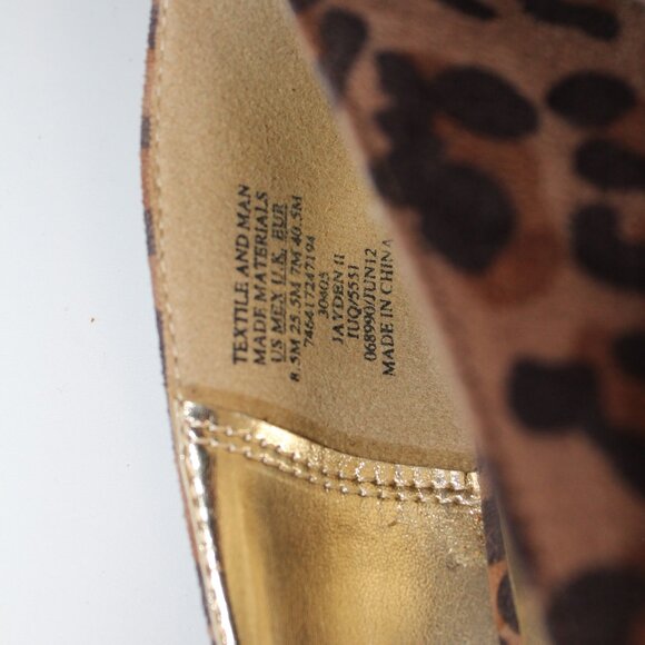 Women's High Heel Size 8.5 Cheetah Animal Print Brown Attention Brand *SA - Picture 7 of 7